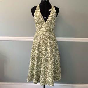 J. Crew floral halter sundress size 4
